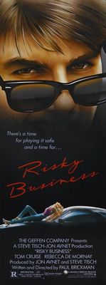 Risky Business movie poster (1983) canvas poster