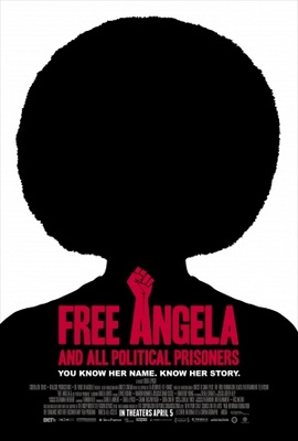 Free Angela & All Political Prisoners movie poster (2012) wood print