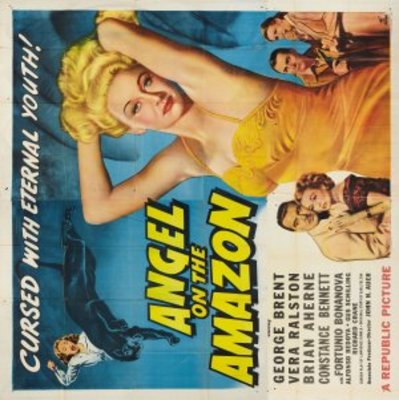 Angel on the Amazon movie poster (1948) pillow