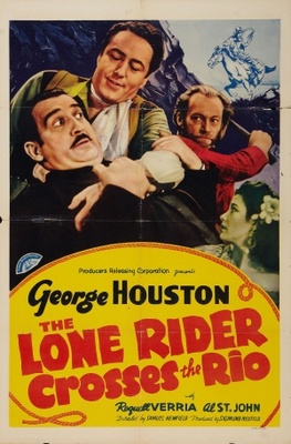 The Lone Rider Crosses the Rio movie poster (1941) Stickers MOV_3e755994