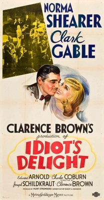 Idiot's Delight movie poster (1939) wooden framed poster