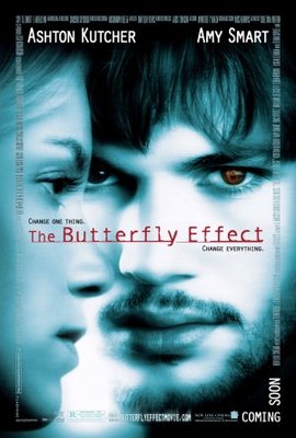 The Butterfly Effect movie poster (2004) metal framed poster