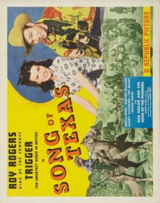 Song of Texas movie poster (1943) pillow