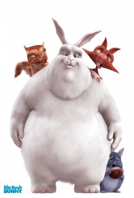 Big Buck Bunny movie poster (2008) pillow