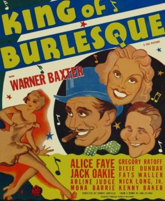 King of Burlesque movie poster (1935) poster with hanger