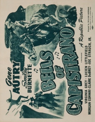 Bells of Capistrano movie poster (1942) metal framed poster