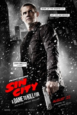 Sin City: A Dame to Kill For movie poster (2014) wooden framed poster