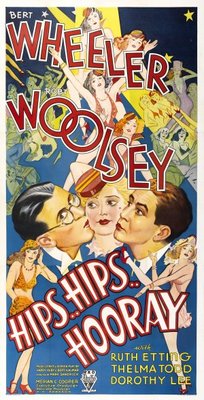 Hips, Hips, Hooray! movie poster (1934) metal framed poster