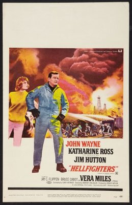 Hellfighters movie poster (1968) metal framed poster