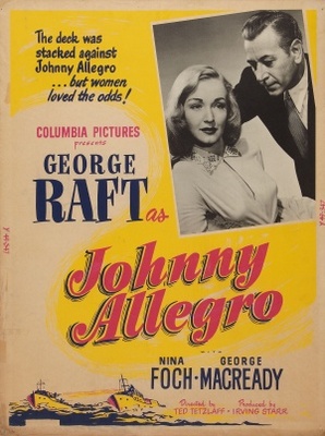 Johnny Allegro movie poster (1949) canvas poster