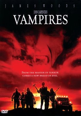 Vampires movie poster (1998) wood print