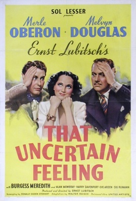 That Uncertain Feeling movie poster (1941) poster with hanger