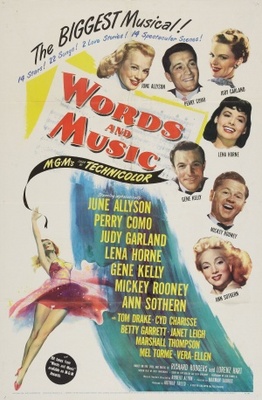 Words and Music movie poster (1948) pillow