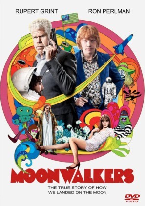 Moonwalkers movie poster (2015) pillow
