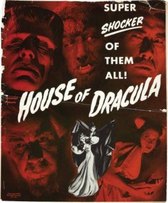 House of Dracula movie poster (1945) mouse pad