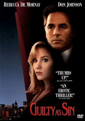 Guilty as Sin movie poster (1993) canvas poster