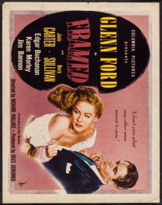 Framed movie poster (1947) metal framed poster