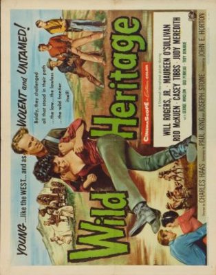 Wild Heritage movie poster (1958) canvas poster