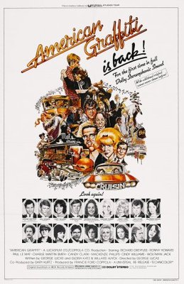 American Graffiti movie poster (1973) wood print
