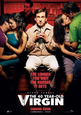The 40 Year Old Virgin movie poster (2005) Stickers MOV_3f8e14a5
