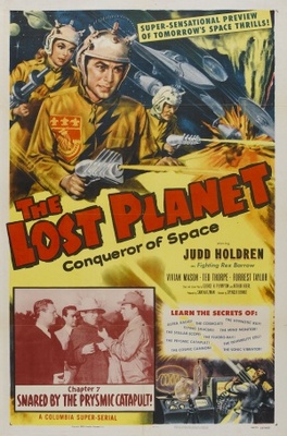 The Lost Planet movie poster (1953) wooden framed poster