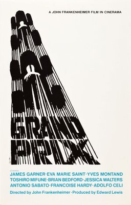 Grand Prix movie poster (1966) tote bag