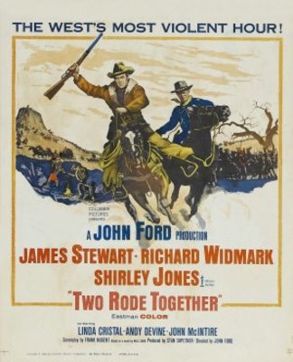Two Rode Together movie poster (1961) t-shirt