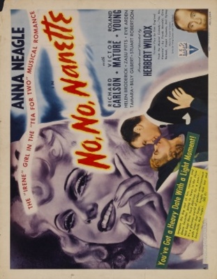 No, No, Nanette movie poster (1940) wood print