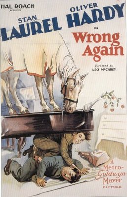 Wrong Again movie poster (1929) poster