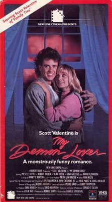 My Demon Lover movie poster (1987) canvas poster