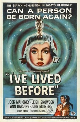 I've Lived Before movie poster (1956) metal framed poster