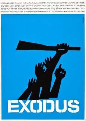 Exodus movie poster (1960) wooden framed poster