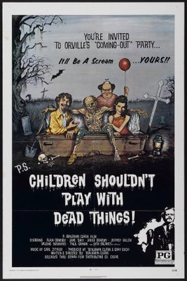 Children Shouldn't Play with Dead Things movie poster (1972) Tank Top