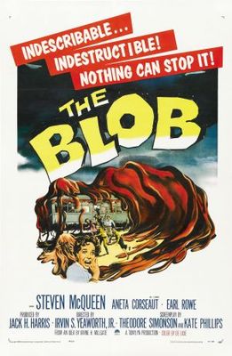 The Blob movie poster (1958) mouse pad