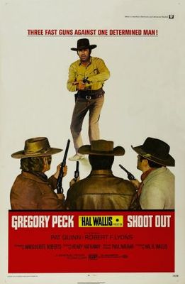 Shoot Out movie poster (1971) metal framed poster