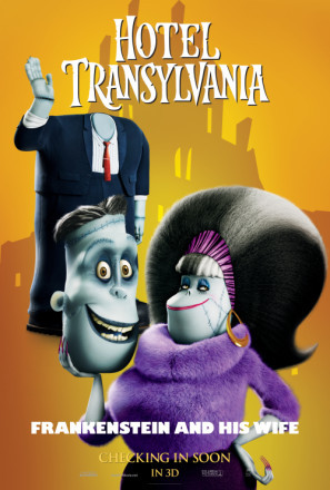 Hotel Transylvania movie poster (2012) Stickers MOV_3g9x1wnj