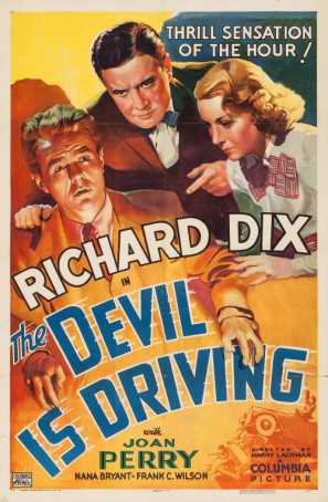 The Devil Is Driving movie poster (1937) hoodie