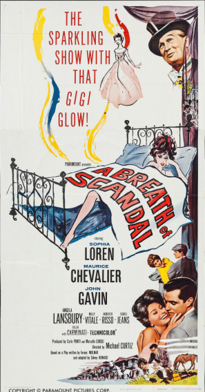 A Breath of Scandal movie poster (1960) metal framed poster