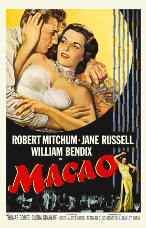 Macao movie poster (1952) sweatshirt