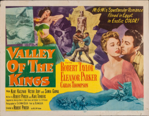 Valley of the Kings movie poster (1954) metal framed poster