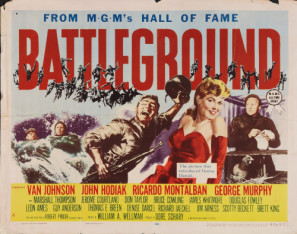 Battleground movie poster (1949) pillow