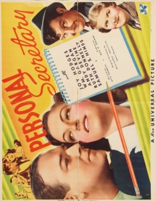 Personal Secretary movie poster (1938) wood print