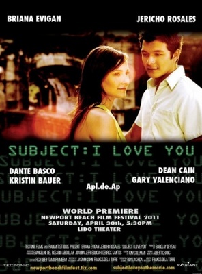 Subject: I Love You movie poster (2011) Poster MOV_4039836b