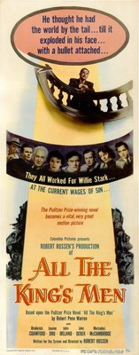 All the King's Men movie poster (1949) metal framed poster