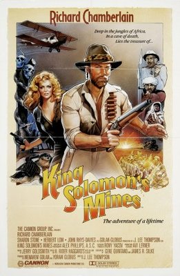 King Solomon's Mines movie poster (1985) poster with hanger