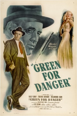 Green for Danger movie poster (1946) poster with hanger