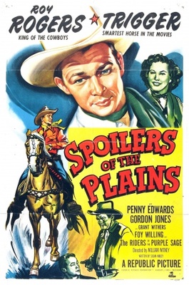 Spoilers of the Plains movie poster (1951) poster