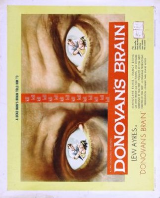 Donovan's Brain movie poster (1953) metal framed poster