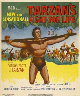 Tarzan's Fight for Life movie poster (1958) Poster MOV_4078f9a0