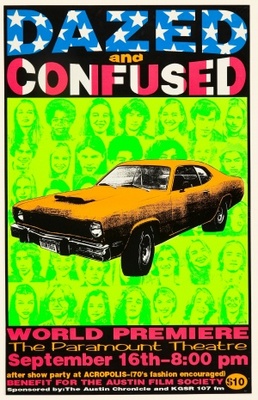 Dazed And Confused movie poster (1993) metal framed poster